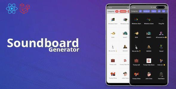 Soundboard - React Native Soundboard Apps Generator